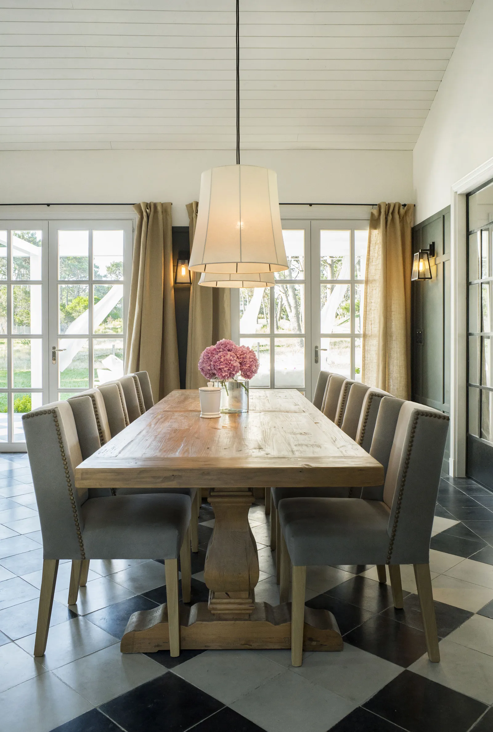 upholstered-dining-chairs-and-table-set